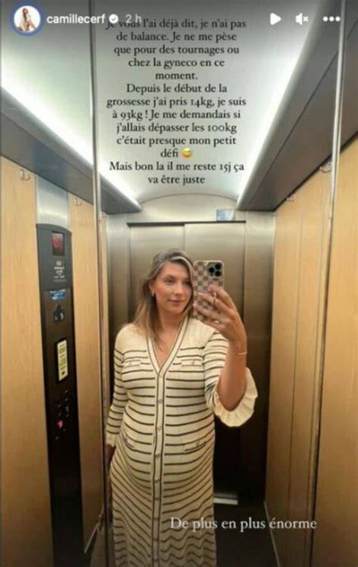 Camille Cerf Prise De Poids